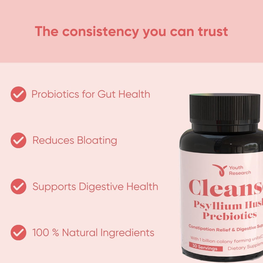 Cleanse: Psyllium Husk with Prebiotics